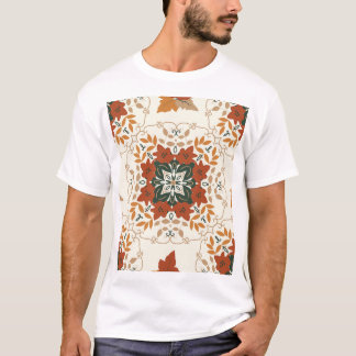 Höstvisklar: Geometrisk blandning av Blommigt T Shirt