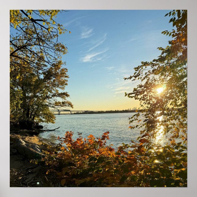 Höstvy för Bridge Poster (Framsidan)