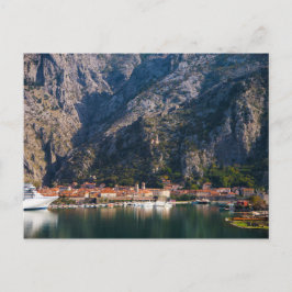 Höstvy för Kotor, Montenegro Vykort