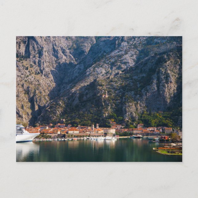 Höstvy för Kotor, Montenegro Vykort (Framsida)