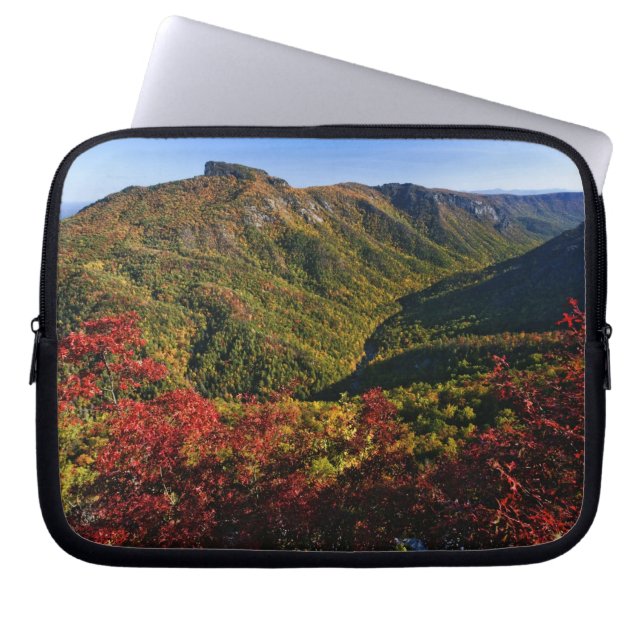 Höstvy över Linville Gorge ofta kallad Laptop Sleeve (Framsidan)