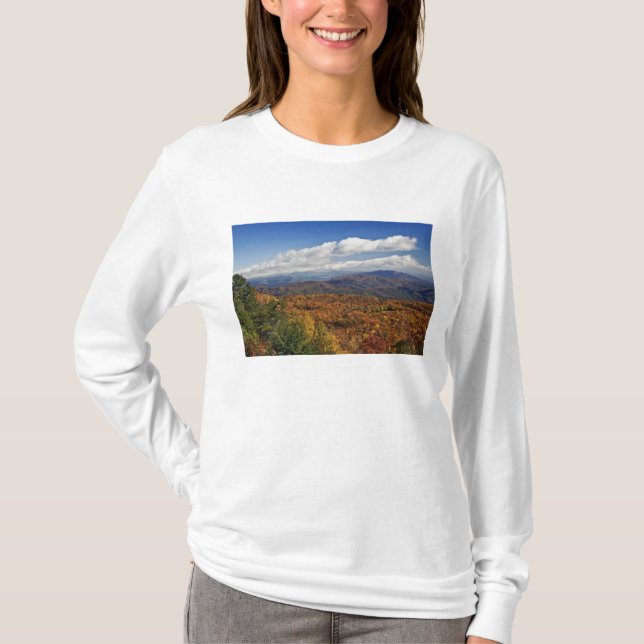 Höstvy över södra Appalachiska bergen Tee (Framsida)