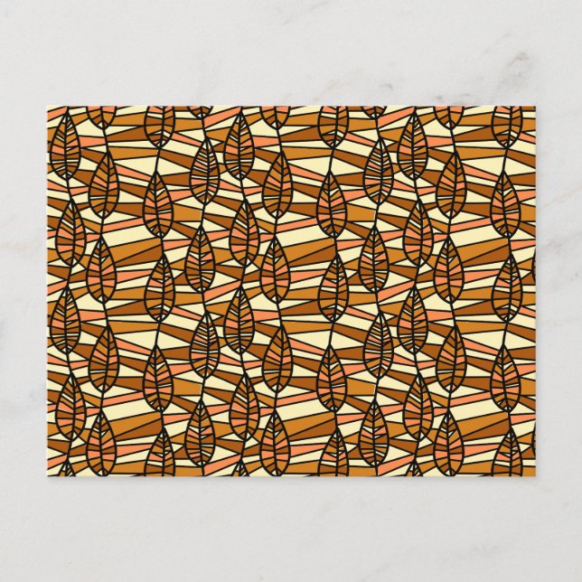 Höstvykort för återflöde helg vykort (Framsida)