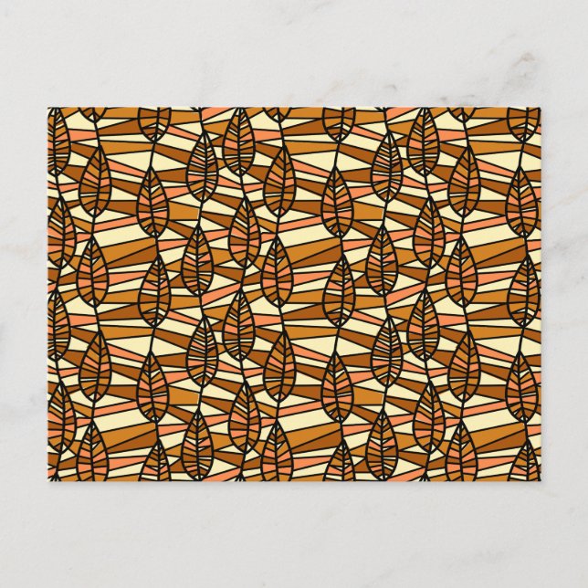 Höstvykort för återflöde vykort (Framsida)