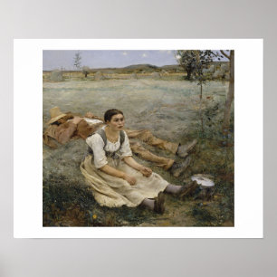 Hösul — Jules Bastien-Lepage (1877) Poster