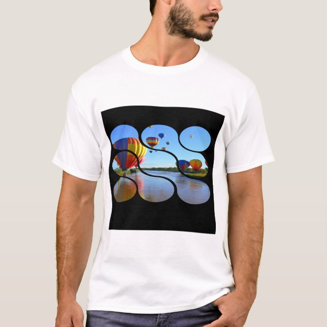 Hot Air Balloon Adventure T-Shirt – Sky Travel & W (Framsida)