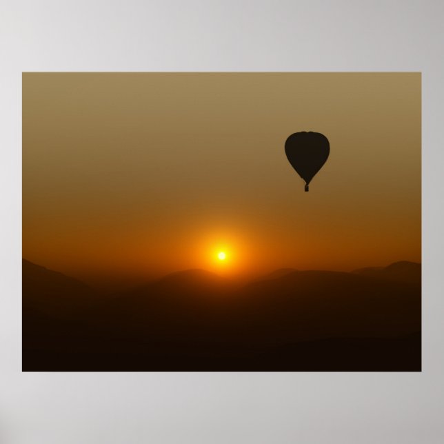 hot air balloon poster (Framsidan)