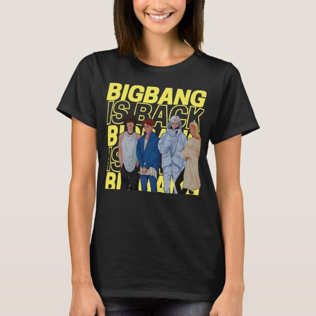 Hot  Bigbang Kpop Shirt Bigbang Kpop Sweatshirt  F T Shirt (Framsida)
