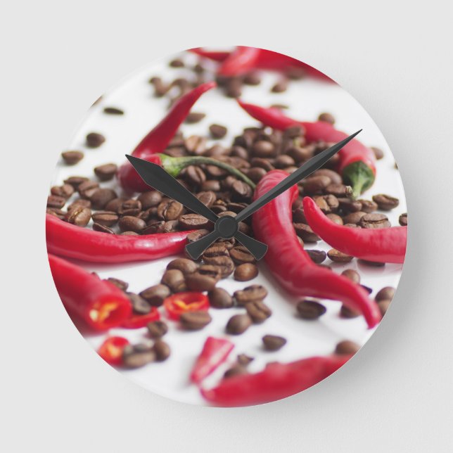 Hot Chili Café Rund Klocka (Framsida)