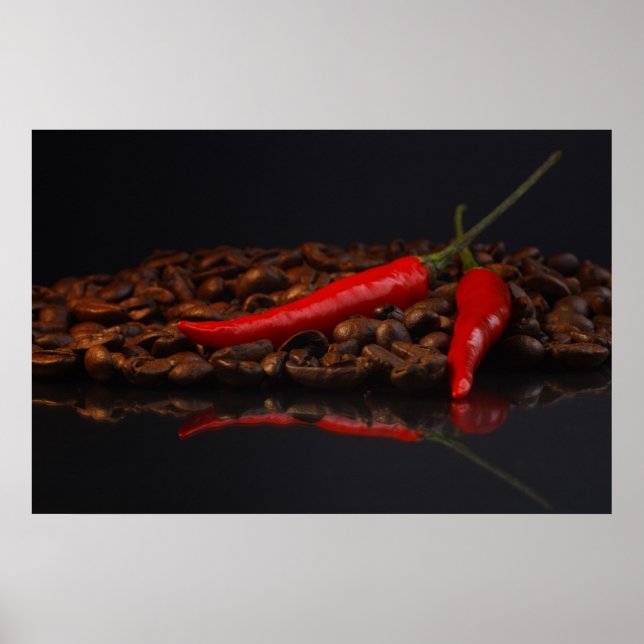 Hot Chilli Kaffee Poster (Framsidan)
