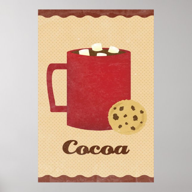 Hot chocolate illustration poster (Framsidan)