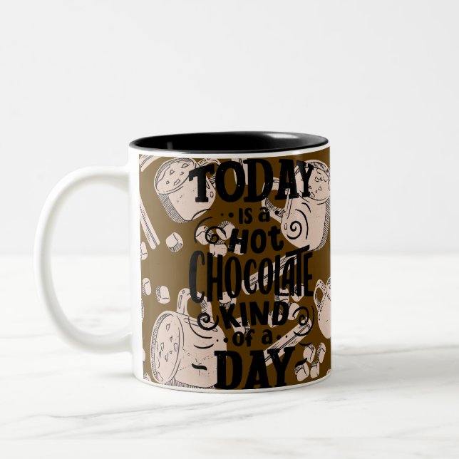 Hot Chocolate Kind of Day Två-Tonad Mugg (Vänster)