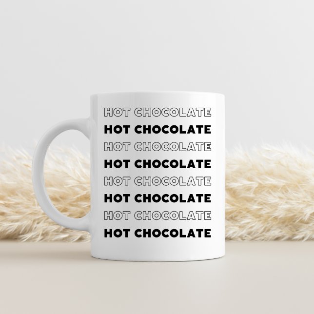 Hot Chocolate Mug Två-Tonad Mugg (Skapare uppladdad)