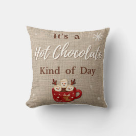 Hot Chocolate Throw Pillow Kudde