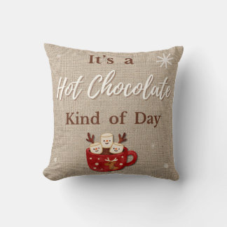 Hot Chocolate Throw Pillow Kudde