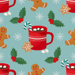 Hot Cocoa and Gingerbread Christmas Wrapping Paper Presentpapper<br><div class="desc">Hot Cocoa and Gingerbread Christmas Wrapping Paper</div>