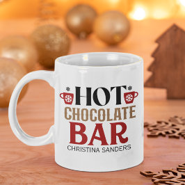 Hot Cocoa Bar Funny Christmas Kaffemugg