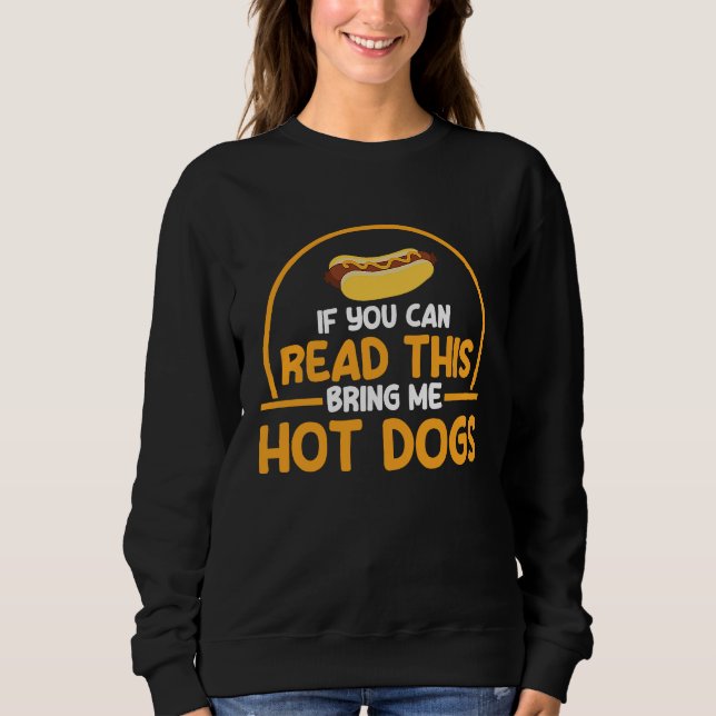 Hot Dog Adult Humor If You Can Read This T Shirt (Framsida)