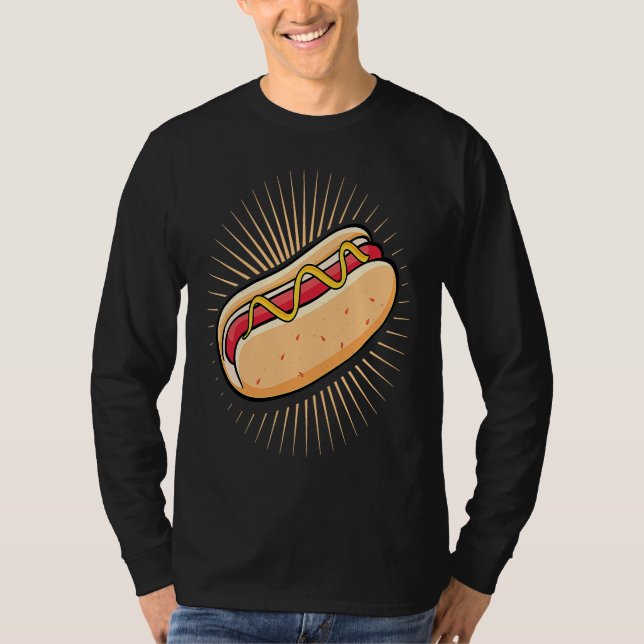 hot dog  for  for fans of wiener t shirt (Framsida)