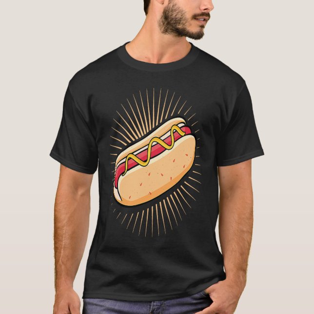 hot dog  for  for fans of wiener t shirt (Framsida)