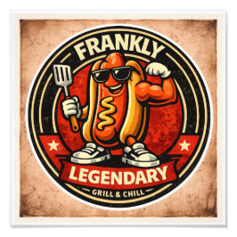 Hot Dog - Frankly Legendarisk - Matfreaks Fototryck
