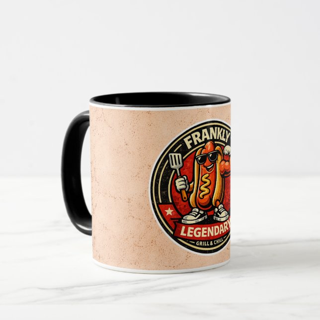 Hot Dog - Frankly Legendarisk - Matfreaks Mugg (Framsida vänster)