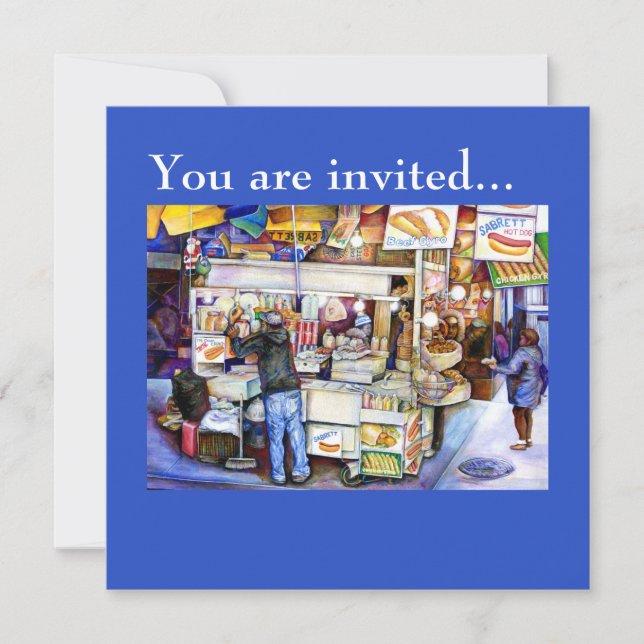 Hot Dog Gud, New York Inbjudningar (Framsida)