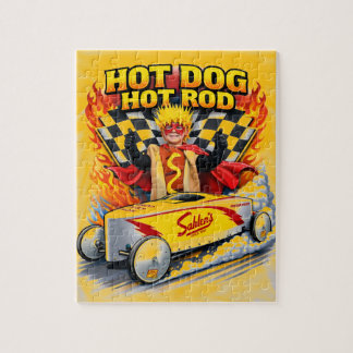 Hot Dog Hot Rod Pussel