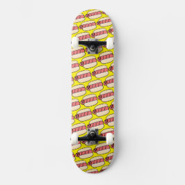 Hot Dog Party Mini Skateboard Bräda 18,5 Cm