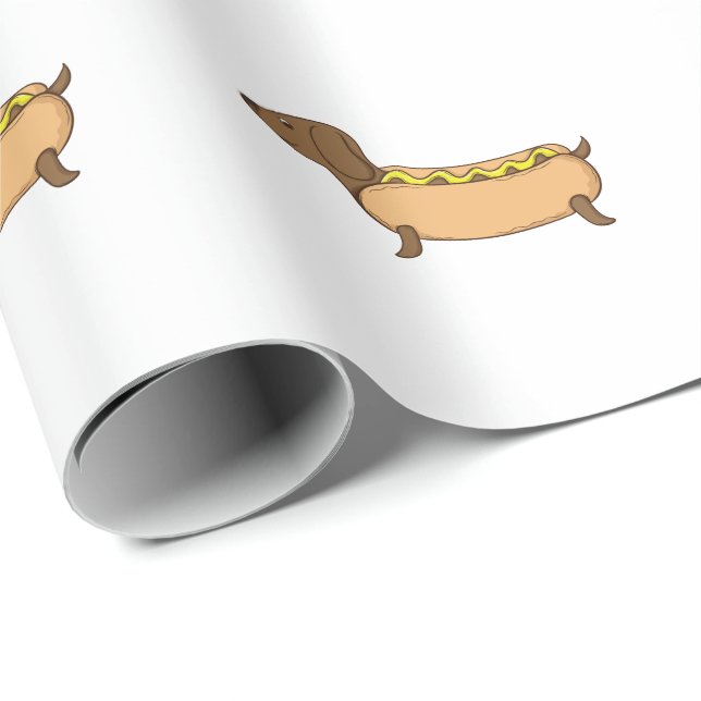 Hot Dog Presentpapper (Rullad Hörn)