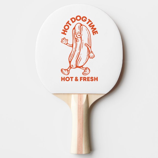 Hot Dog Time Pingisracket (Framsidan)