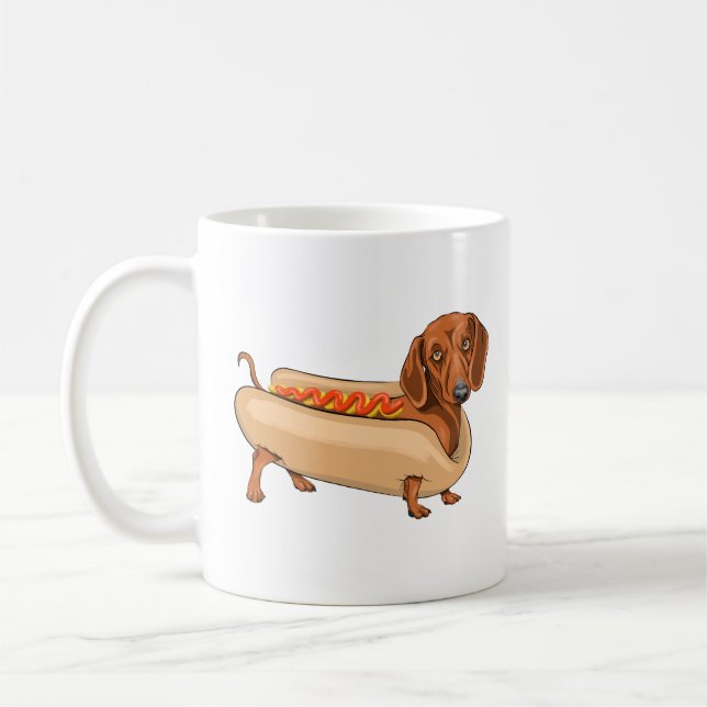 Hot doggy kaffemugg (Vänster)