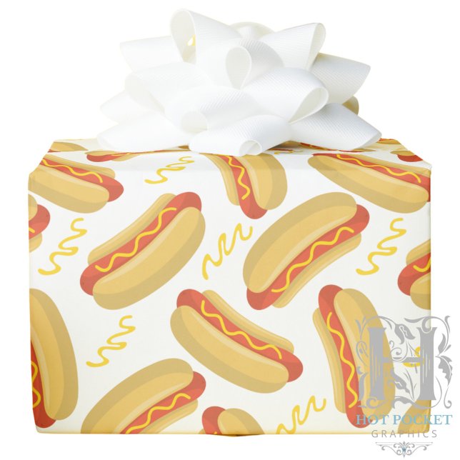Hot Dogs Wrapping Paper Presentpapper (Skapare uppladdad)
