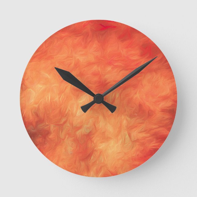 Hot Fire Rund Klocka (Framsida)