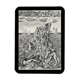 Hot, flexibel bläck teckning magnet