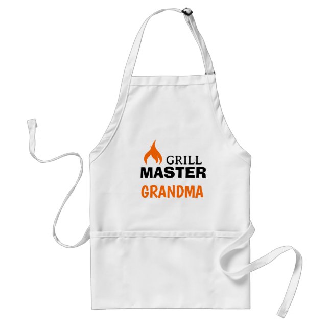 HOT! 🔥 Grill Master Grandma Apron Förkläde (Framsidan)