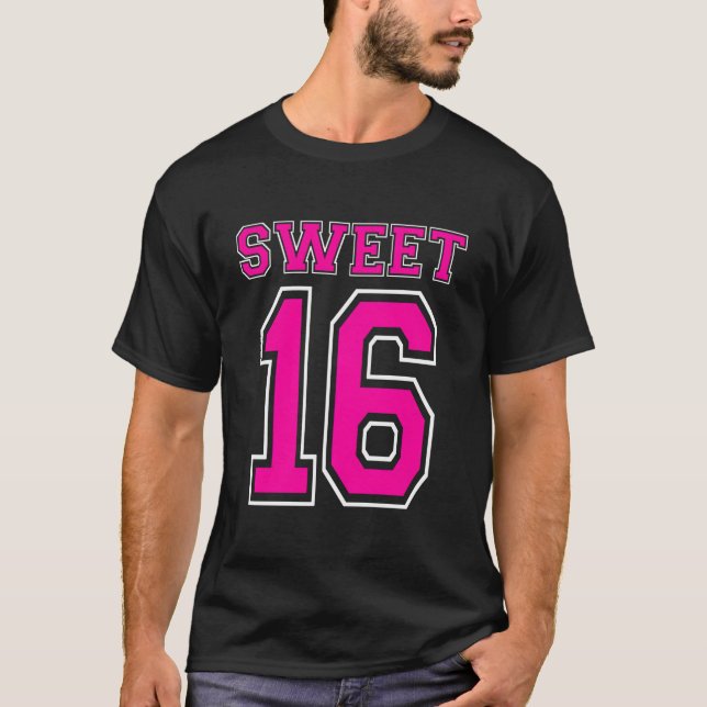 Hot K Sweet 16 16Th Py Jersey Sixn T Shirt (Framsida)