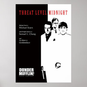 Hot Level Midnight Office Poster
