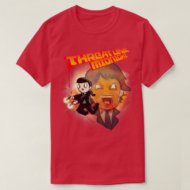Hot Level Midnight T Shirt (Design framsida)