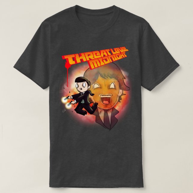 Hot Level Midnight T Shirt (Design framsida)