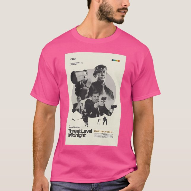 Hot Level Midnight T Shirt (Framsida)