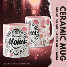 'Hot Mess Moms Klubb' Morsdagsmugg