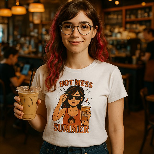 Hot Mess Summer T-Shirt – Funky Indie Chaos Tee (Skapare uppladdad)