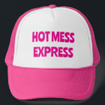 Hot Mess Trucker Hat Keps<br><div class="desc">Let this be a hat for your next bachelorette party. change color if you prefer- check out other options under bachelorette section</div>