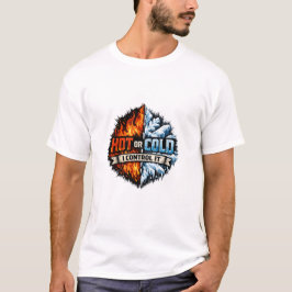 Hot or Cold I Control It HVAC T Shirt