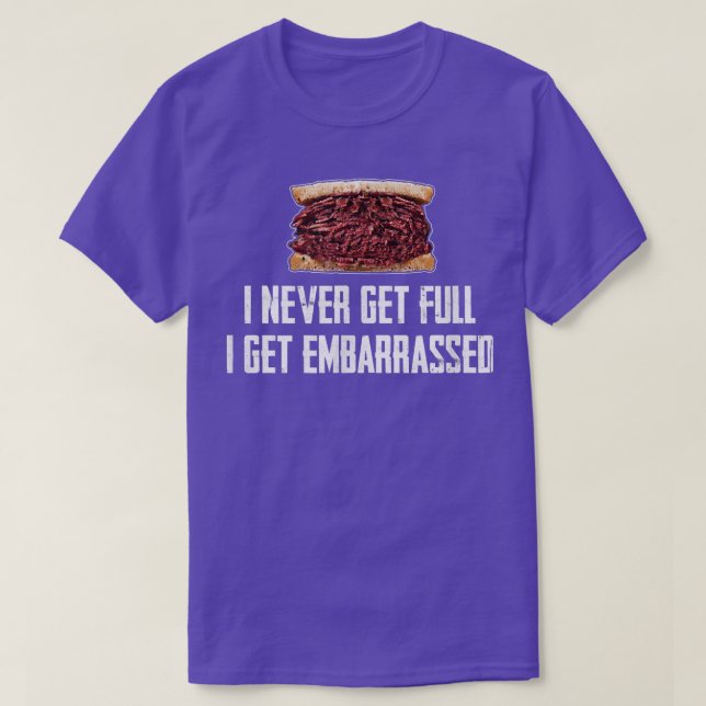 Hot Pastrami Eat Full Stomach X Large Portion Dogg T Shirt (Design framsida)