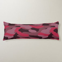 Hot pink and Burgundy Camo Kroppskudde