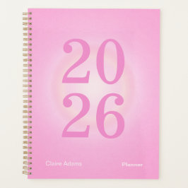 Hot Pink Aura Big Year Planner
