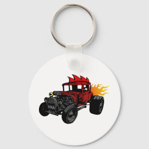 Hot rod 00073 nyckelring