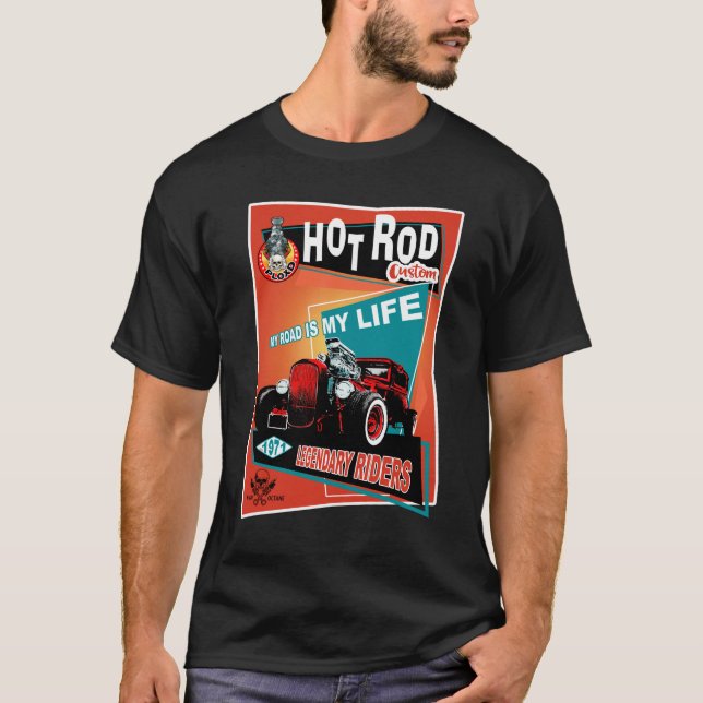 Hot rod anpassningsbar 1932 - Min väg är mitt liv T Shirt (Framsida)